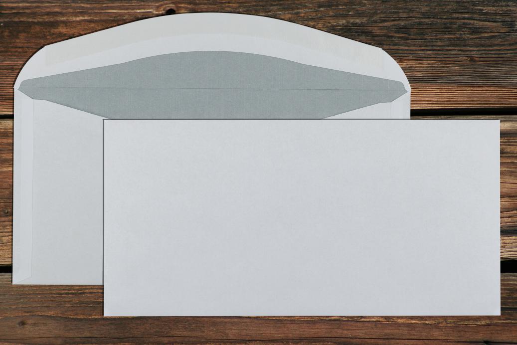 Kuvertierhüllen C6/5 114x229 mm Nassklebend Weiß 75 g/qm